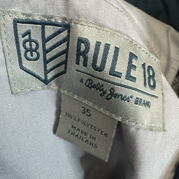 Bobby Jones  R18 Tech Performance Golf Shorts Stretch Navy Blue Men's 35 - Picture 6 of 6